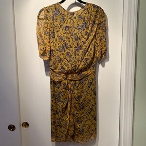 Isabel Marant Etoile Silk Floral Drape Dress 4